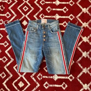 Device denim jeans